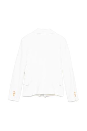 white viscose jacket BALMAIN PARIS KIDS | BW2A64J0371100OR